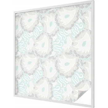 Okenní dekorace Fólie na okno s potiskem Samolepicí Jemné peří 100x100