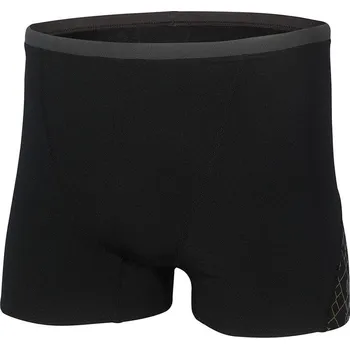 Pánské plavky ZONE3 Plavkové šortky Zone3 Iconic M ČERNÁ|ŽLUTÁ