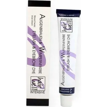 Barva na řasy a obočí Henna na obočí Hairwell černá