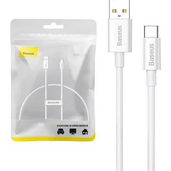 Datový kabel Kabel USB-C Baseus Superior 100W 0,25 m (bílý)