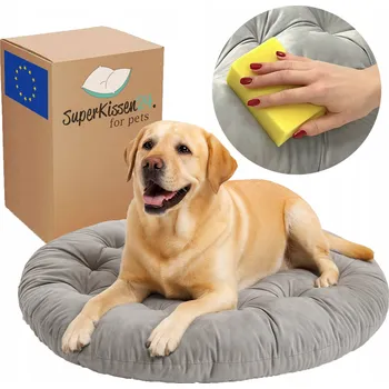 Pelíšek pro psa Superkissen24 pelíšek pro psa stříbrný 130 cm x 130 cm