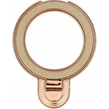 Držák na prst / Stojan na telefon CIRCLE GLITTER zlatý