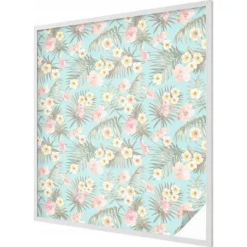 Okenní dekorace Fólie Okenní dýha Samolepicí Mléčná vitráž Tropický vzor 100x116