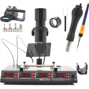 IP kamera Infračervená BGA pájecí stanice 4v1 YIHUA 1000B 1450W s horkovzdušnou páječkou