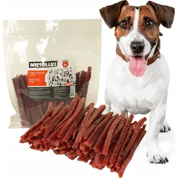 Pamlsek pro psa Měkké proužky z kachny 500g MięsoŁaki psí pamlsek