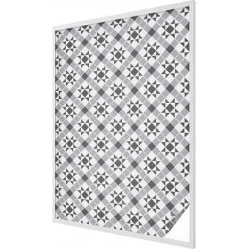 Okenní dekorace Dekorativní vitráž z mléčné Fólie Samolepicí , geometrické, 100x146