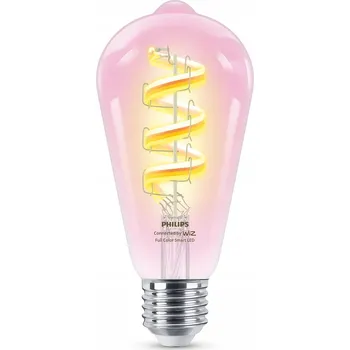 Žárovka LED žárovka E27 PHILIPS Smart Filament, barevné světlo, 6,3W (ekvivalent 40W), 470lm