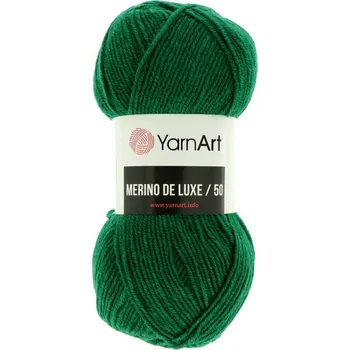Příze YarnArt Merino De Luxe 50 338 zelená