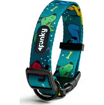 Obojek pro psa Nastavitelný obojek pro malého psa XS – 4FUNKY Pawty Vibes barevný a lehký