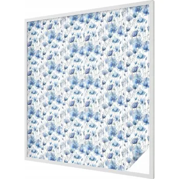 Okenní dekorace Mléčná dýha Fólie na okno Balkon Sklo Květiny akvarelem 100x116