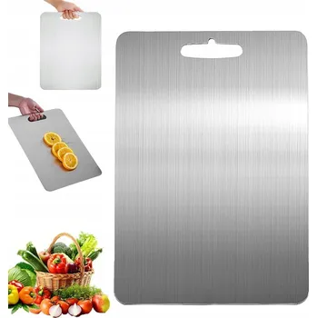 Kuchyňské prkénko Prkénko na Krájení Masa a Ryb z nerezové oceli 34*23CM Ekologické