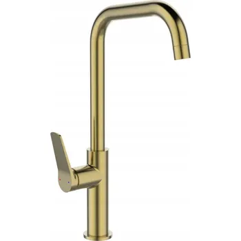 Vodovodní baterie Kuchyňská stojánková baterie Invena ALONIA zlatá