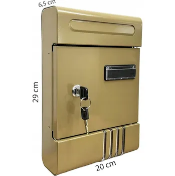 Poštovní schránka Poštovní schránka vhoz poštovní schránka 122 hnědá