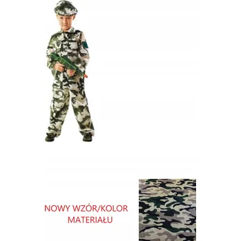 Karnevalový kostým VOJÁCKÝ KOSTÝM 98/104 MASKÁČOVÝ MASKÁČOVÁ ZNAČKA ARMÁDNÍHO KOMANDA