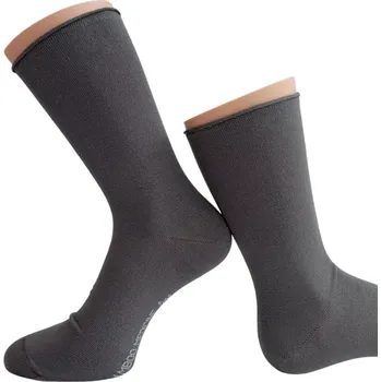 Dámské punčochy Zdravotní bambusové ponožky Rolled - 48-50 / tmavě šedá