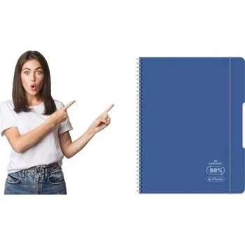 Sešit Sešit A5 s linkami Herlitz, 80 listů