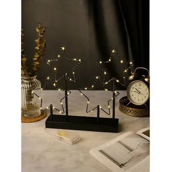 Lampička Sinsay - LED lampička s hvězdičkami - černá - 042GI-99X - 042GI-99X-ONE