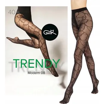 Dámské punčochy GATTA Punčocháče Modern vz. 08, 40 DEN, velikost 2-S