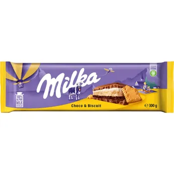 Cukrovinka Milka Choco Biscuit 300 g