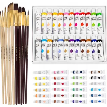 Vodová barva Akrylové barvy Van Bleiswijck vícebarevné 24 ks 288 ml