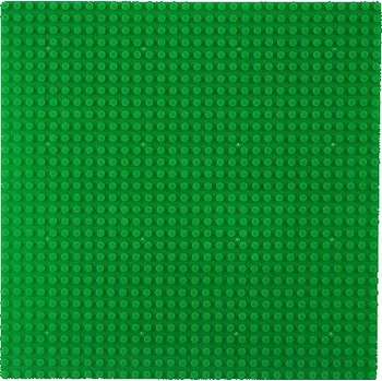 ostatní stavebnice Zelená stavebnicová deska pro kostky, 32x31 cm PK02