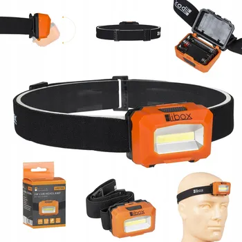 Čelovka Bateriová čelovka 3W COB LB0196 LIBOX