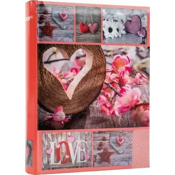 Fotoalbum ALBUM šitý s kapsami CDS 46200 na 200 fotografií 10x15 cm s popisem DECO 1