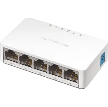 Switch SWITCH 5 PŘEPÍNAČ PORTOVÝ MERCUSYS MS-105 RJ45 10/100 Mbps