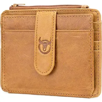 Peněženka Bullcaptain kožená peněženka na doklady Glen Camel