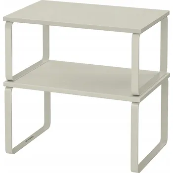 police KUCHYŇSKÁ POLICE STOJÍCÍ NA LINKU, 2 KS, BÍLÁ - NA KOŘENKY A DALŠÍ