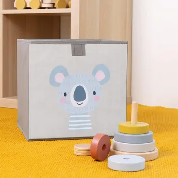 Úložný box KRABIČKA NA HRAČKY DĚTSKÉ KRABIČKY BOXY KONTEJNERY ORGANIZÉRY MEDVÍDEK