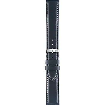 Řemínek na hodinky Modrý řemínek k hodinkám - Morellato 20 mm KŮŽE