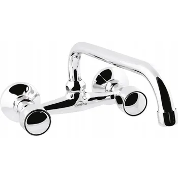 Vodovodní baterie Kuchyňská nástěnná baterie Invena Modena, stříbrná