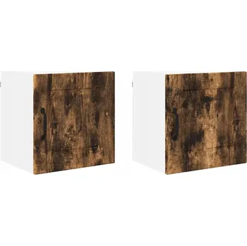 Kuchyňská skříňka Horní kuchyňská skříňka 2 pcs Kouřový dub 40 x 31 x 40 cm