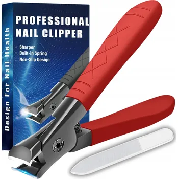 Kleště na nehty KLEŠTĚ ŠTIKAČKY NA NEHTY PRO SENIORY NA SILNÉ NEHTY NŮŽKY PILNÍK