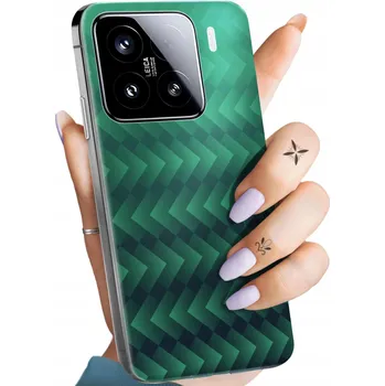 Pouzdro na mobilní telefon Zadní Kryt Hello Case pro Xiaomi 15 zelený