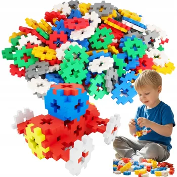 ostatní stavebnice Vafle stavebnice kreativní měkké plastické stavební pro skládání 3 4 5 let