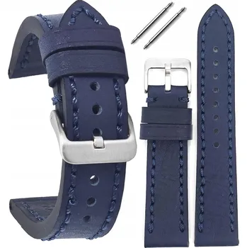 Řemínek na hodinky Kožený řemínek k hodinkám Tekla T-098.05 22 mm