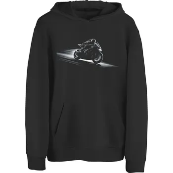 Pánská mikina Motocyklová Mikina Ducati Kawasaki černá s kapucí RL a781