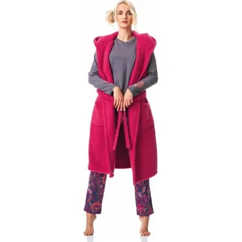 Dámská vesta Key Dámská zateplená vesta DLOUHÁ VESTA S KAPUCÍ velikost L/XL