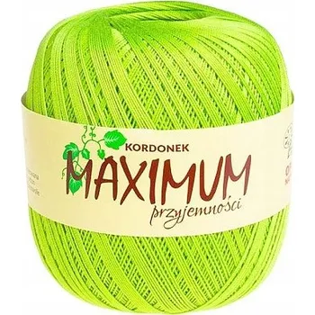 Příze Háčkovací Příze Opus Natura Maximum 1697 hráškový 100 g