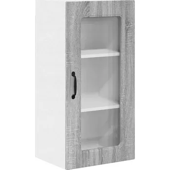 Kuchyňská skříňka Horní kuchyňská skříňka s policí Šedá Sonoma 40 x 31 x 80 cm