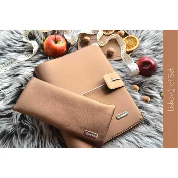 Diář Contexta (Učitelský) diář - koženkové desky Barva: Lískový oříšek