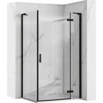 Sprchová kabina REA Hugo Black 100x80
