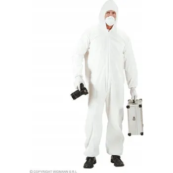 Karnevalový kostým Kostým technik bílý vyšetřovatel – vyšetřovatel zločinu XL