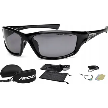Sluneční brýle Arctica sportovní černé polarizační UV-400
