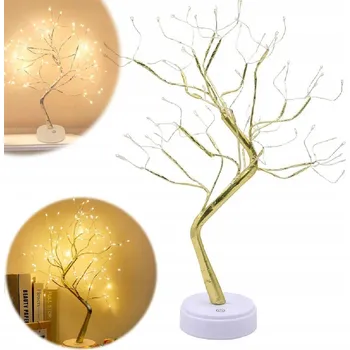 Vánoční dekorace VÁNOČNÍ OSVĚTLENÍ NA STROMEČEK NOČNÍ LAMPA OZDOBNÝ STROMEK NOČNÍ LAMPA 108 LED