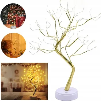 Vánoční dekorace LED Břízka Stromek - Vánoční Dekorace - Svítící Strom s Lampičkami - Atmosférické Světlo