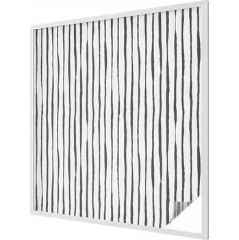 Okenní dekorace Zatemňovací Fólie na okno Vertikální pruhy 100 x 100 cm