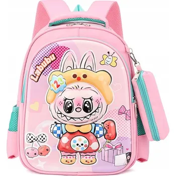 Batoh + školní penál do školy LABUBU pro dívku VELKÝ A4